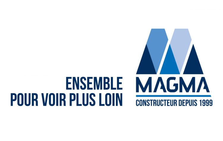 Repositionnement de la marque et nouvelle identité visuelle pour Groupe Magma. Création 30&1 Pub+Design.